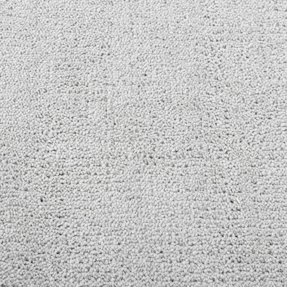 Kilimas OVIEDO, pilkos spalvos, 80x250cm, trumpi šereliai