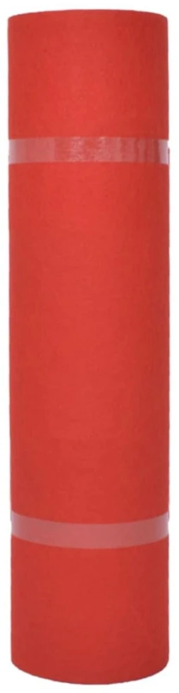 Kilimas Paprastas Raudona 1,2 x 12 m Poliesteris