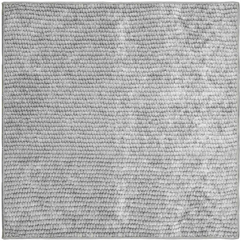 Kilimas Pilka 100 x 100 cm 100% poliesteris 3 mm Plaunamas