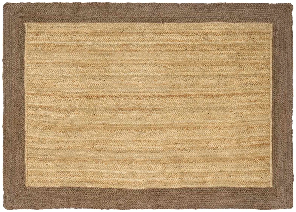 Kilimas Pilka ir natūrali 140 x 200 cm Džiutas
