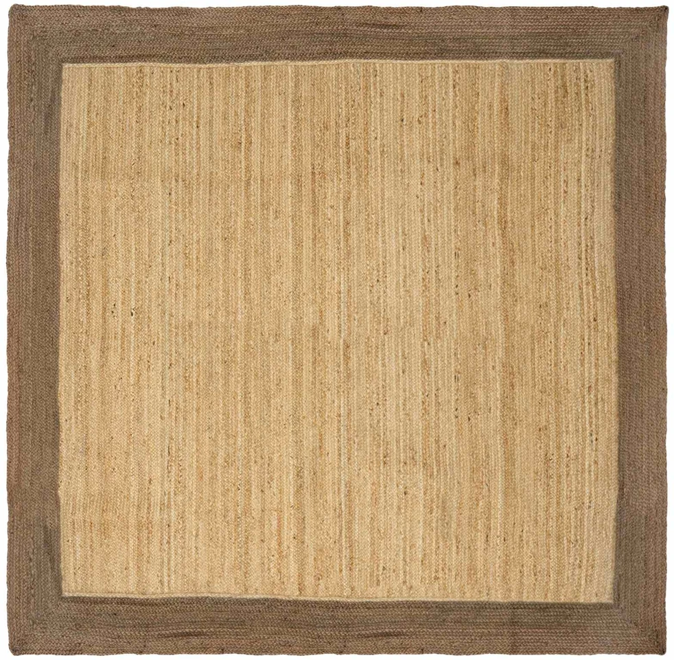 Kilimas Pilka 200 x 200 cm Džiutas