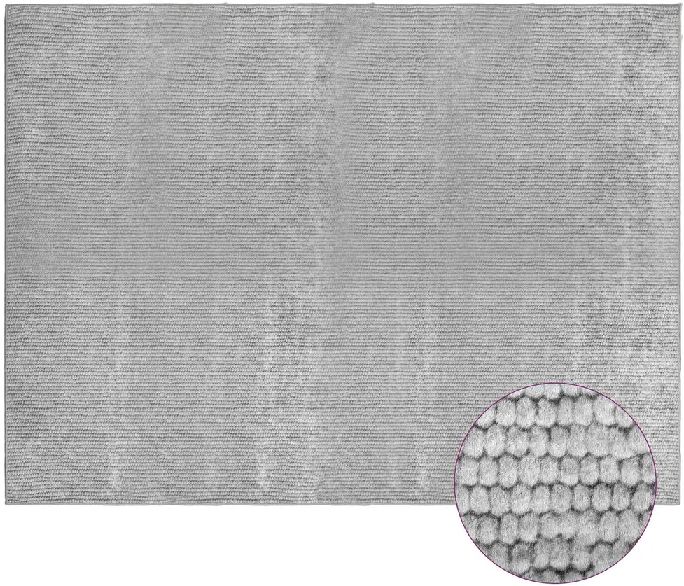 Kilimas Pilka 300 x 400 cm 100% poliesteris 3 mm Plaunamas