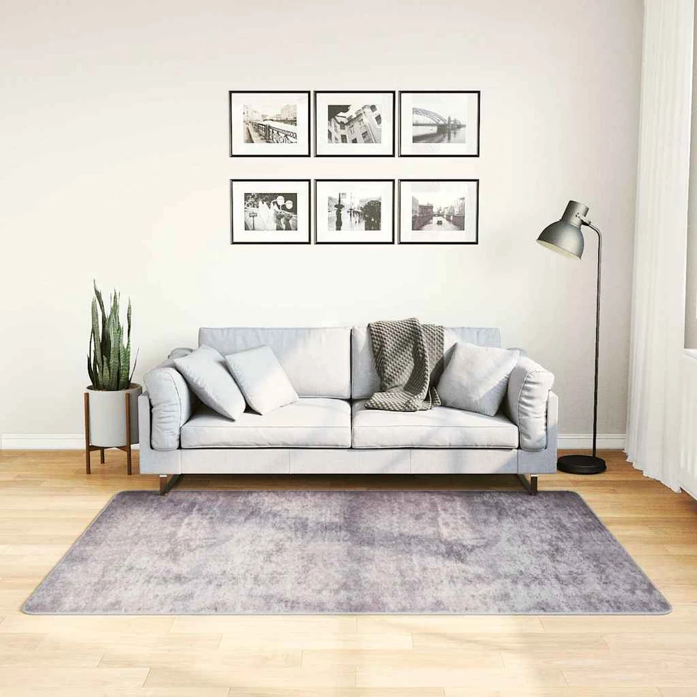 Kilimas, pilkos spalvos, 120x180cm, neslystantis, skalbiamas