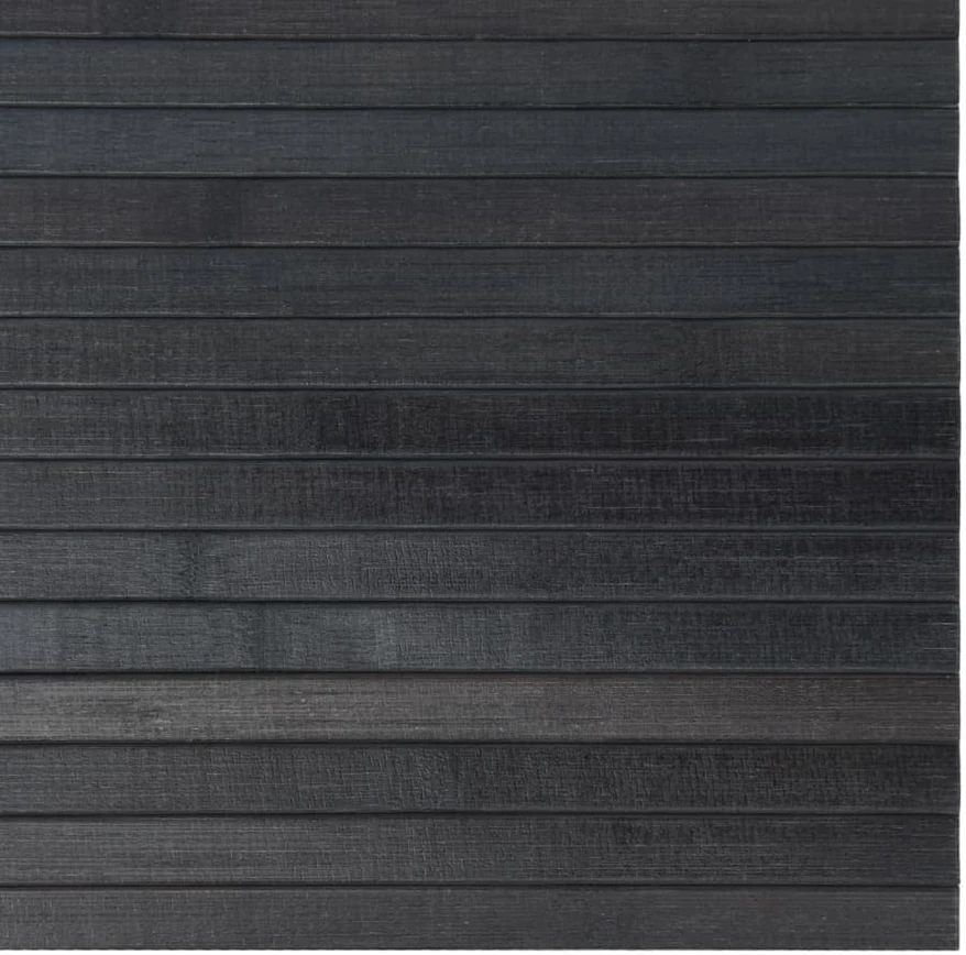 Kilimas, pilkos spalvos, 70x200cm, bambukas, stačiakampis