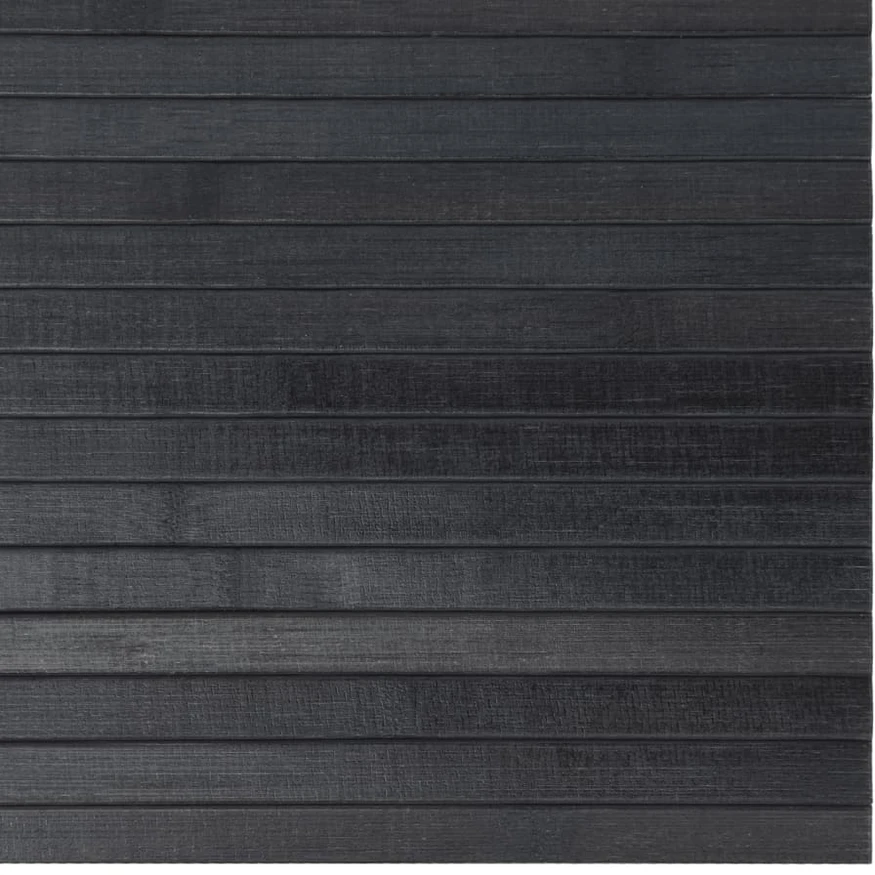 Kilimas, pilkos spalvos, 70x400cm, bambukas, stačiakampis