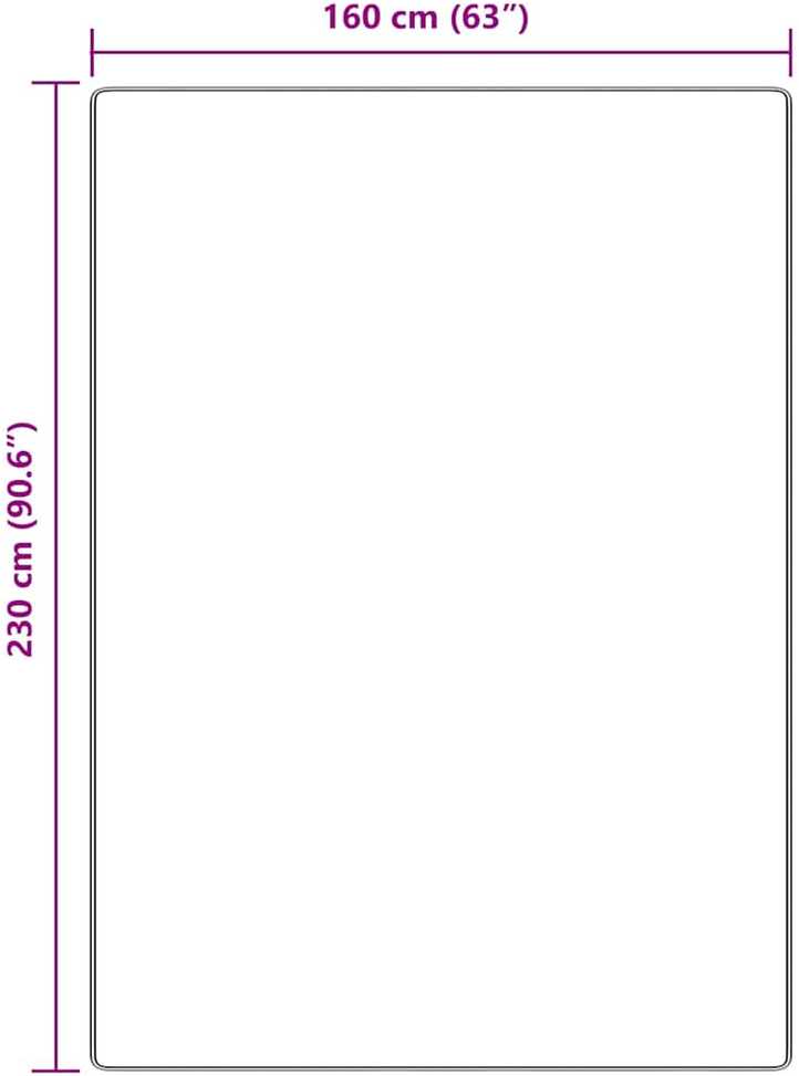 Neslystantis plaukuotas kilimas Ruda 160 x 230 cm PP