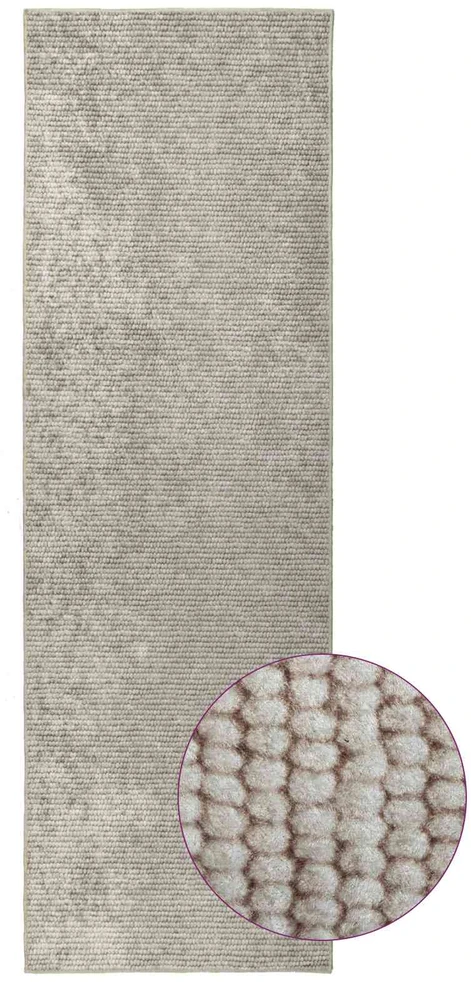 Kilimas Smėlio 50 x 200 cm 100% poliesteris 3 mm Plaunamas