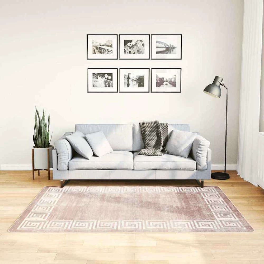 Kilimas, smėlio spalvos, 120x180cm, neslystantis, skalbiamas