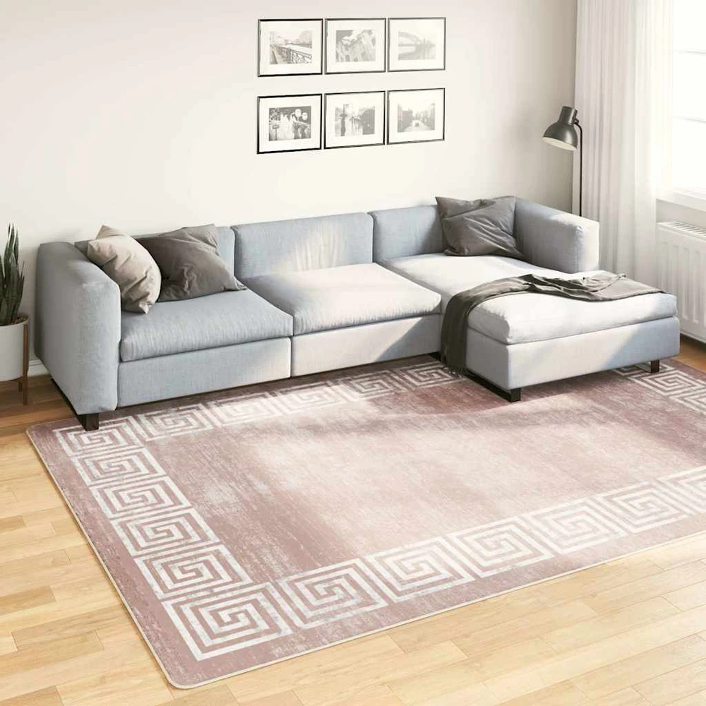 Kilimas, smėlio spalvos, 190x300cm, neslystantis, skalbiamas