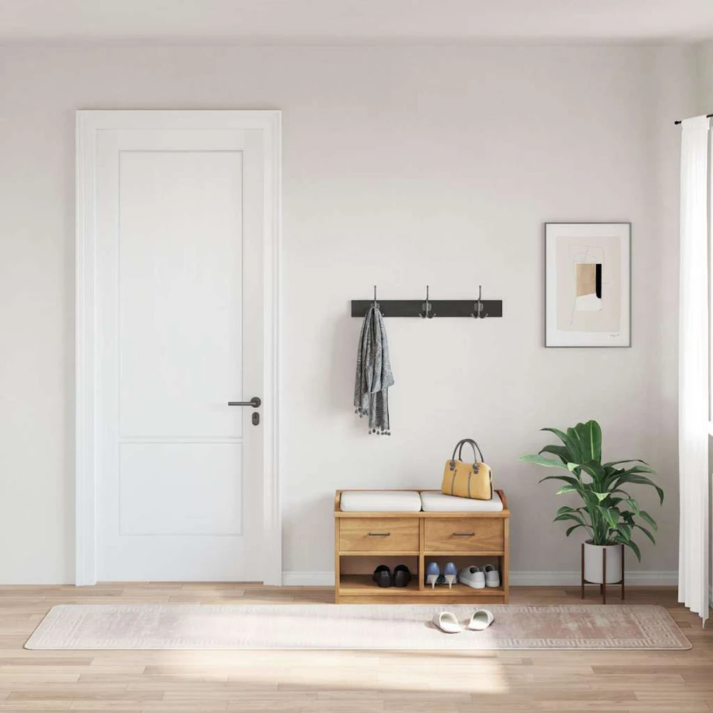 Kilimas, smėlio spalvos, 80x300cm, neslystantis, skalbiamas