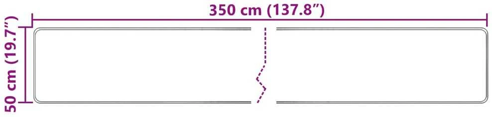 Kilimėlis MARSA Kreminė 50 x 350 cm Poliesteris ir PVC
