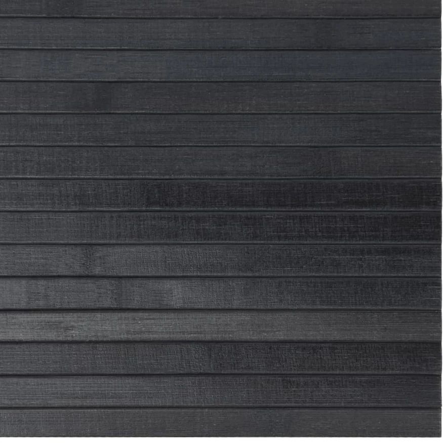 Kilimas, stačiakampis, pilkas, 60x100 cm, bambukas