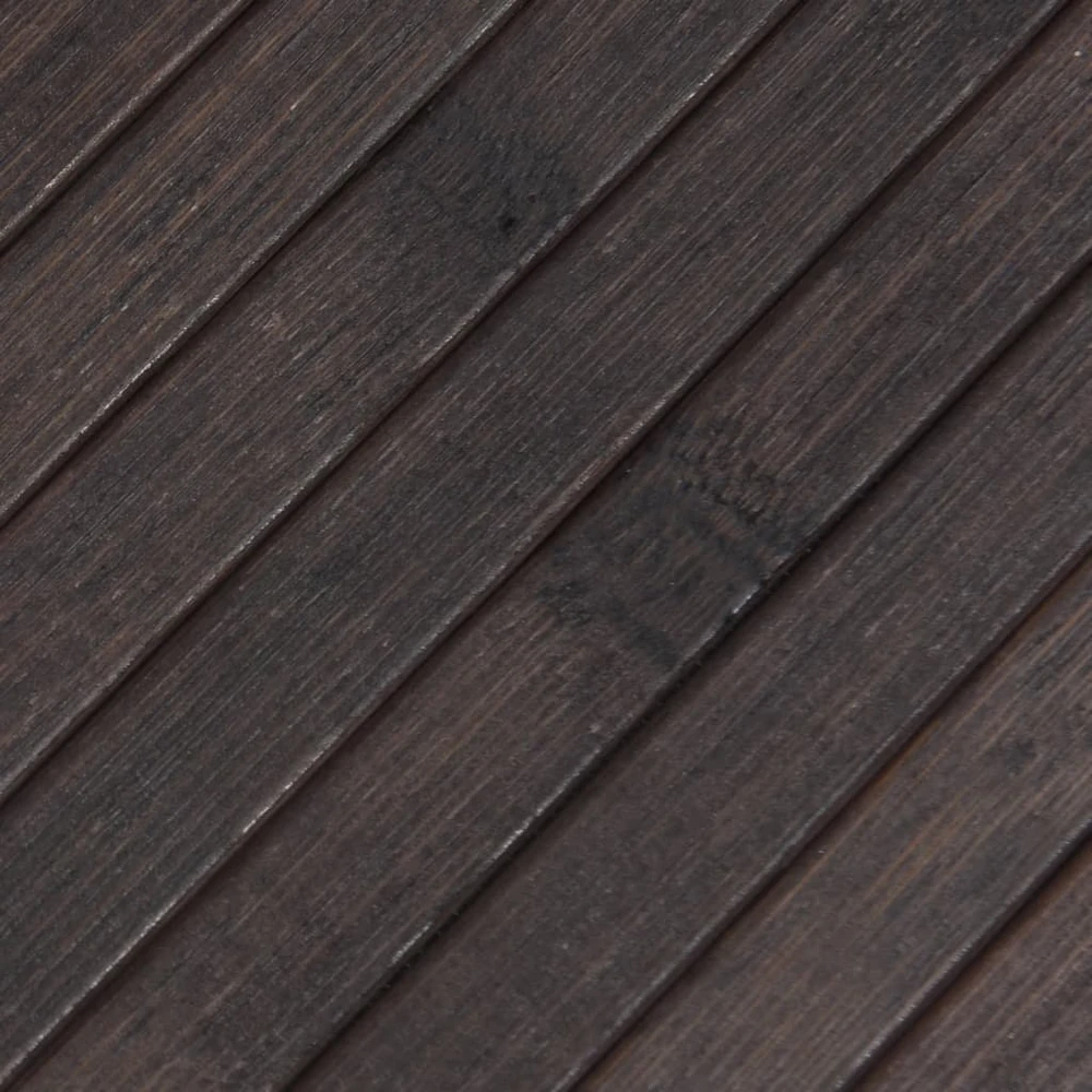 Kilimas, stačiakampis, tamsiai rudas, 70x200 cm, bambukas