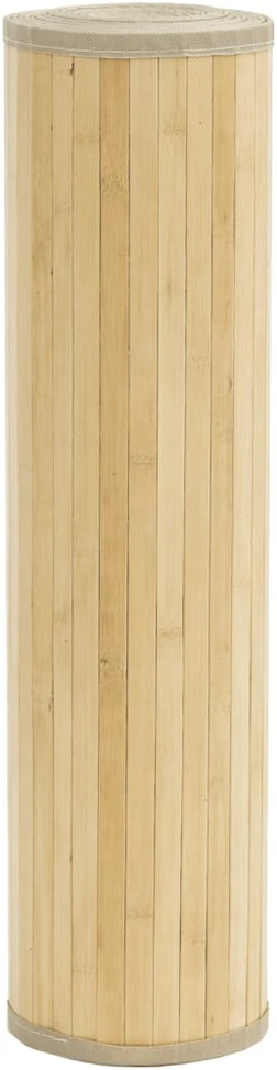 Kilimas, šviesus natūralus, 60x200cm, bambukas, stačiakampis