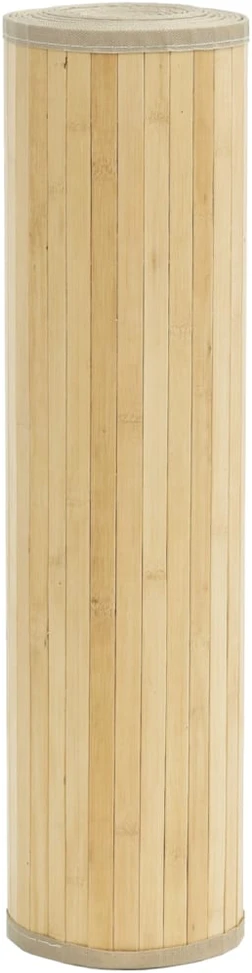 Kilimas, šviesus natūralus, 80x1000cm, bambukas, stačiakampis