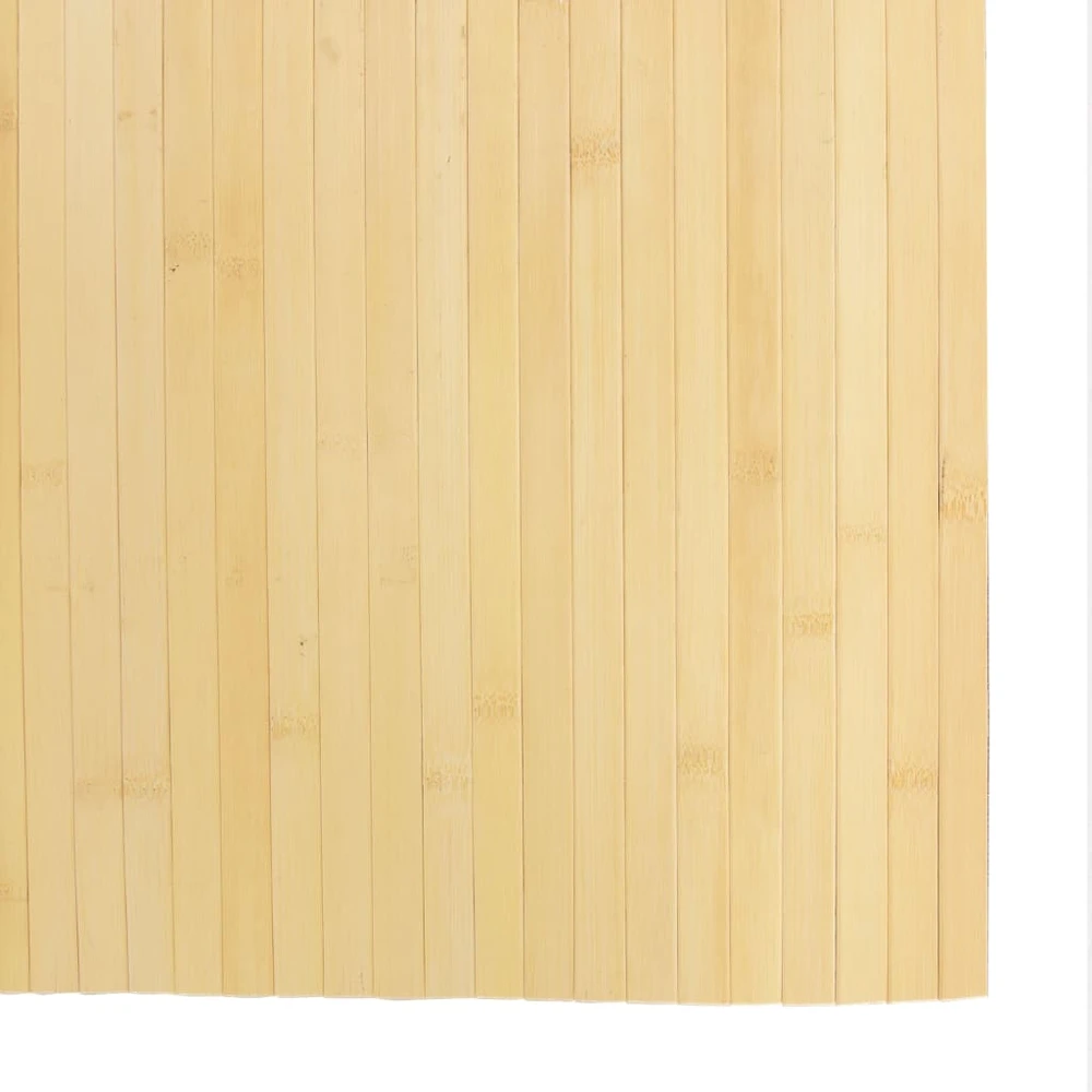Kilimas, šviesus natūralus, 80x300cm, bambukas, stačiakampis