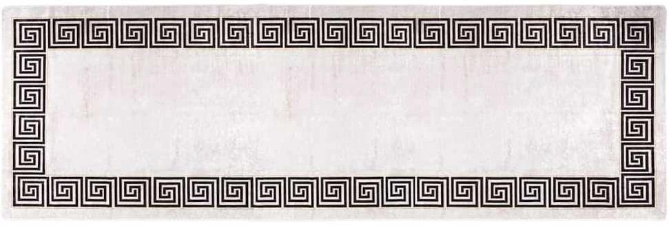 Kilimas, šviesus smėlio, 80x300cm, neslystantis, skalbiamas