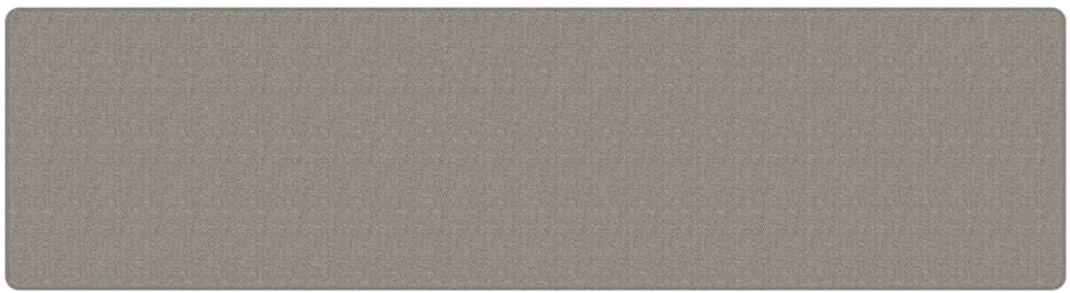 Kilimas-takelis, sidabrinis, 80x300cm, sizalio imitacija