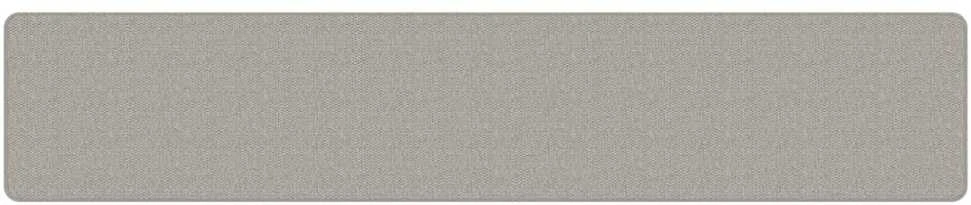 Kilimas-takelis, taupe spalvos, 50x250cm, sizalio imitacija