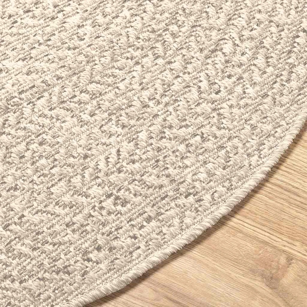 Kilimas ZIZUR, Ø 120 cm, džiuto imitacija, vidaus ir lauko