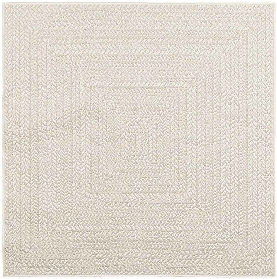 Kilimas ZIZUR, 120x120 cm, džiuto imitacija, vidaus ir lauko