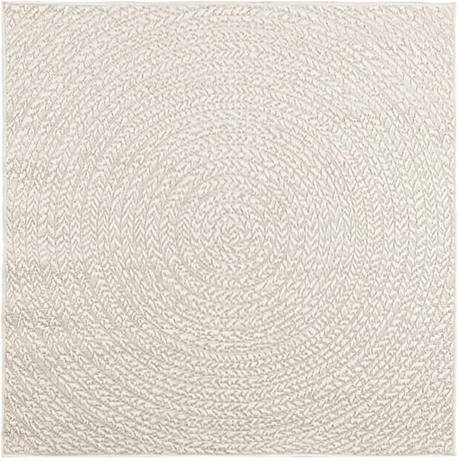 Kilimas ZIZUR, 120x120 cm, džiuto imitacija, vidaus ir lauko