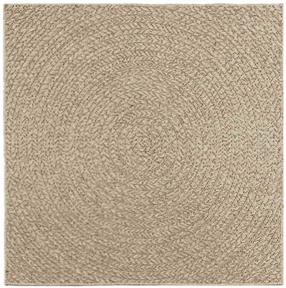 Kilimas ZIZUR, 120x120 cm, džiuto imitacija,us ir lauko