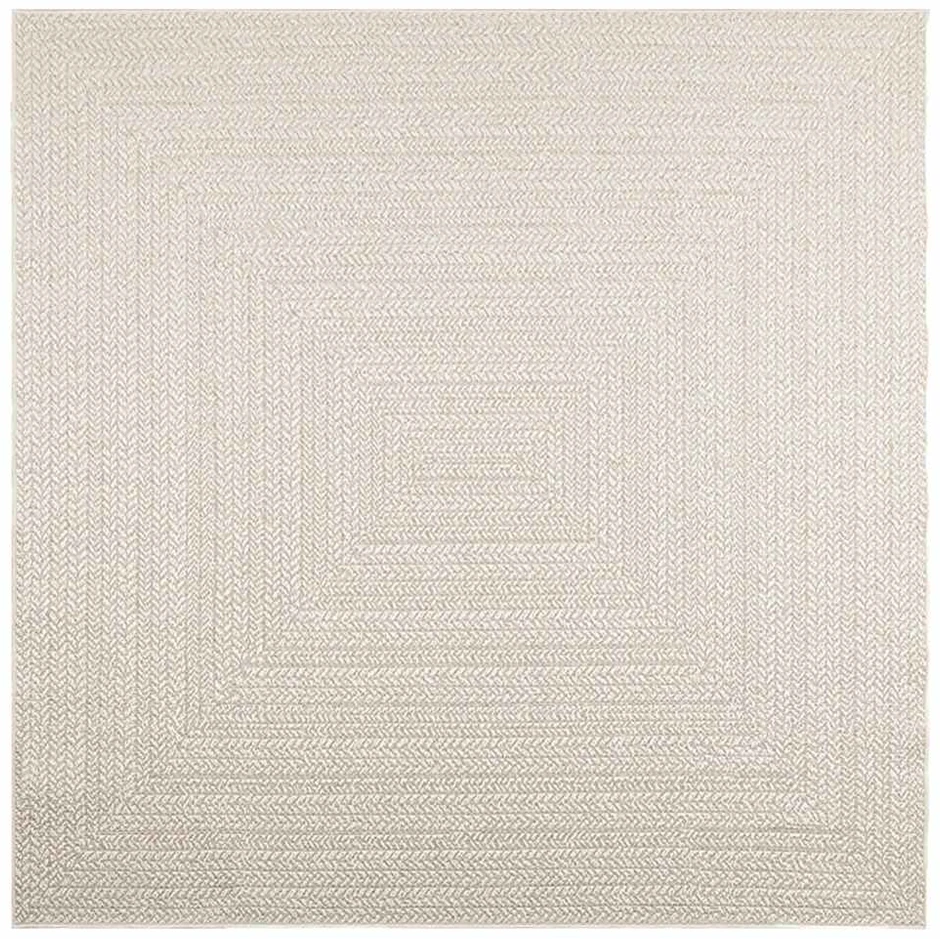 Kilimas ZIZUR, 200x200 cm, džiuto imitacija, vidaus ir lauko