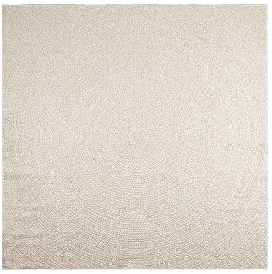 Kilimas ZIZUR, 240x240 cm, džiuto imitacija, vidaus ir lauko