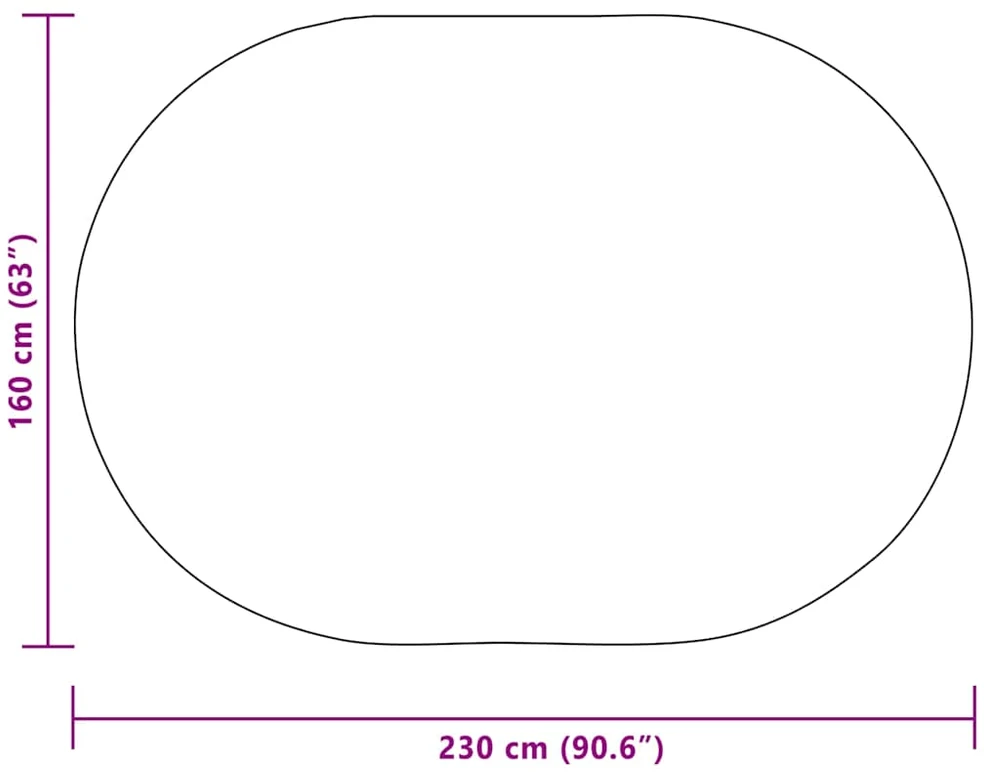 Kilimas ZIZUR Kreminė 230 x 160 cm Polipropilenas