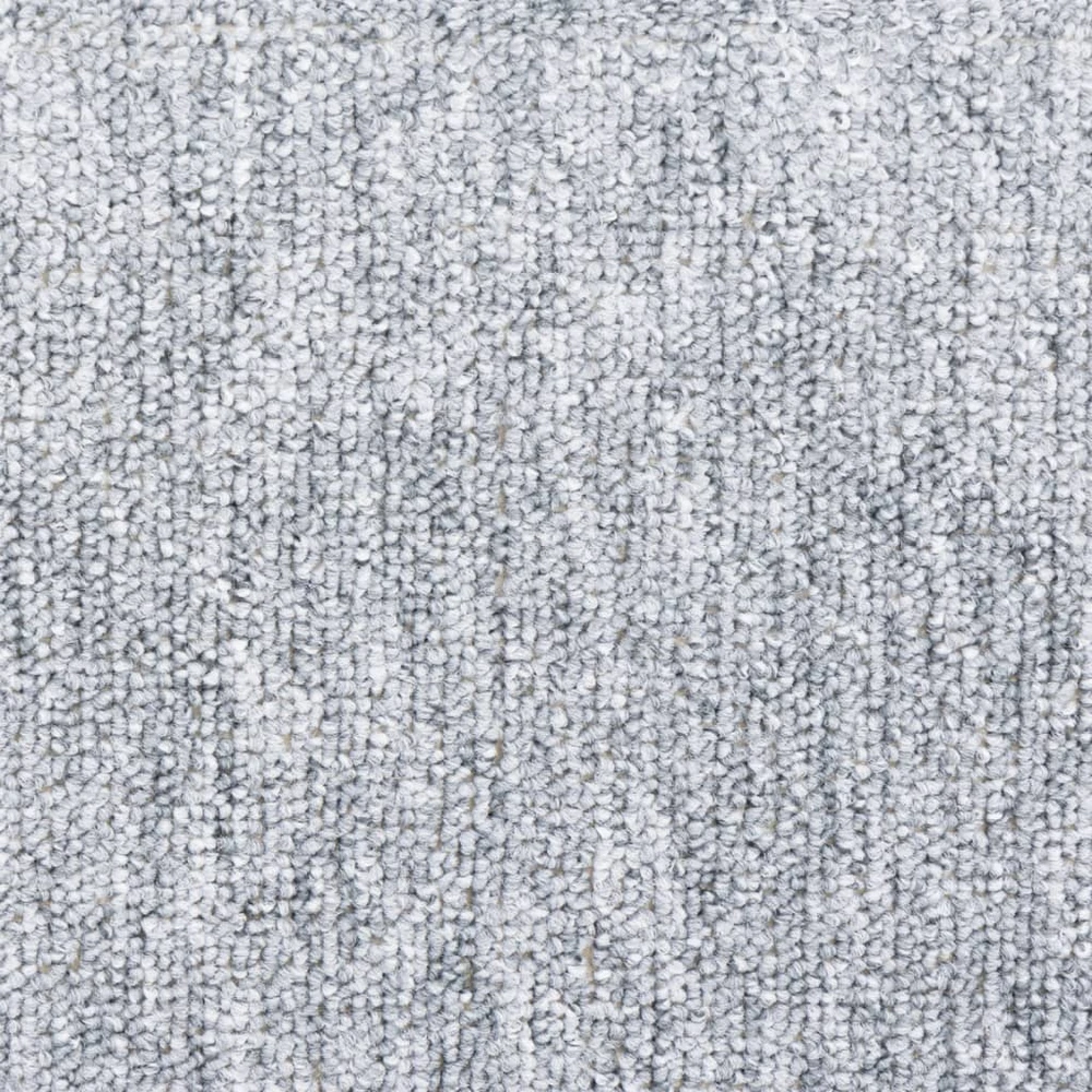 Kilimėliai laiptams, 15vnt., šviesiai pilkos spalvos, 65x24x4cm