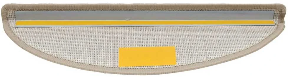 Kilimėliai laiptams, 15vnt., taupe spalvos, 56x17x3cm