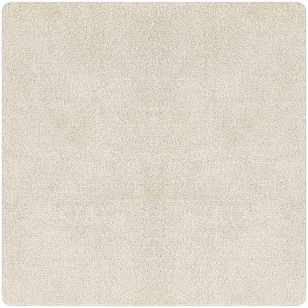 Neslystantis plaukuotas kilimas Kreminė 120 x 120 cm PP