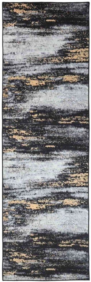 Kilimėlis LESAKA Juodas ir auksinis 50 x 450 cm