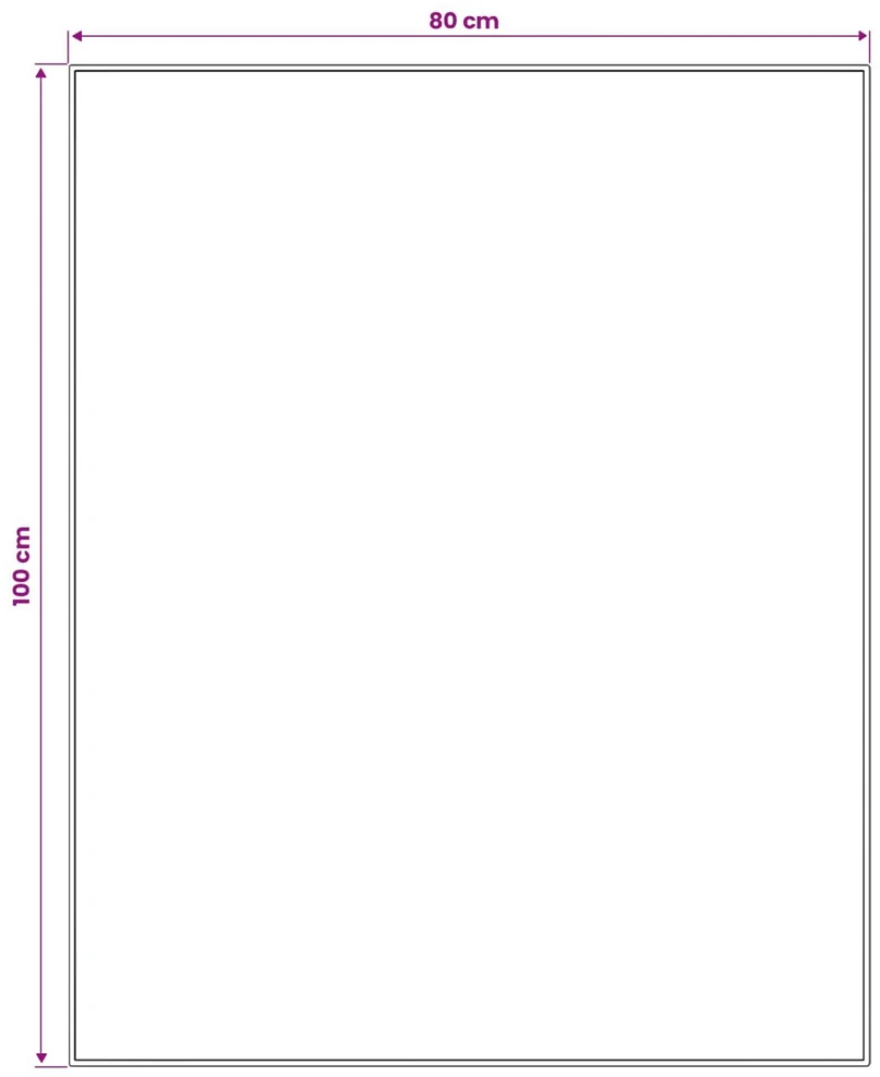 Kilimėlis LESAKA spalvingas 80 x 100 cm