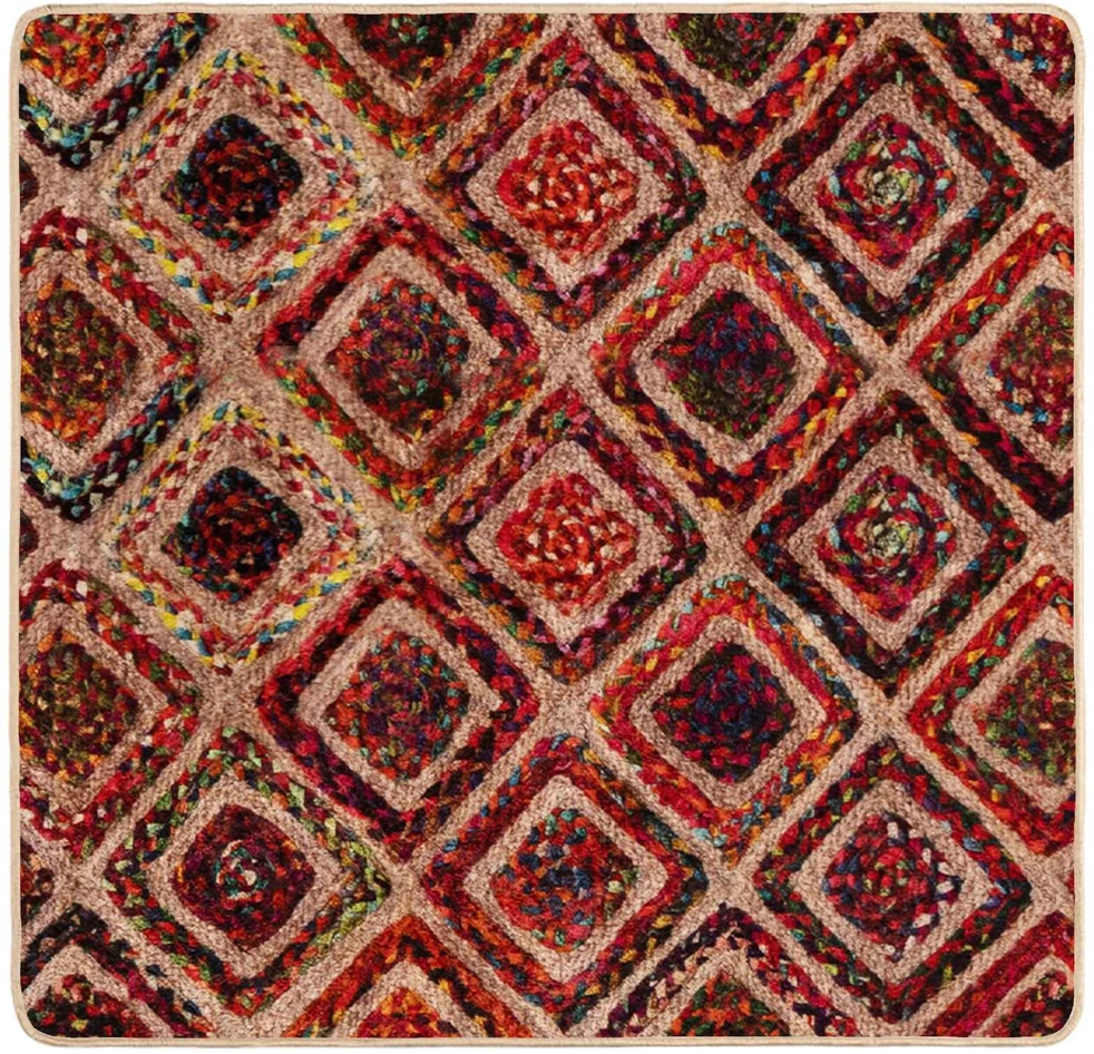 Kilimėlis MARSA Įvairiaspalvis 100 x 100 cm Poliesteris ir PVC