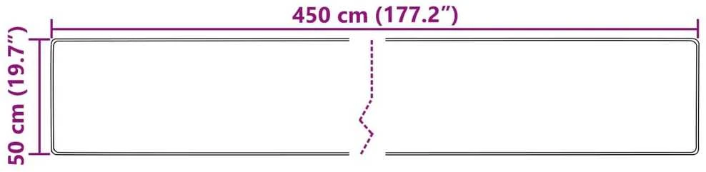 Kilimėlis MARSA Įvairiaspalvis 50 x 450 cm Poliesteris ir PVC