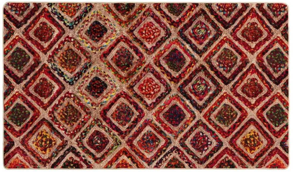 Kilimėlis MARSA Įvairiaspalvis 80 x 100 cm Poliesteris ir PVC