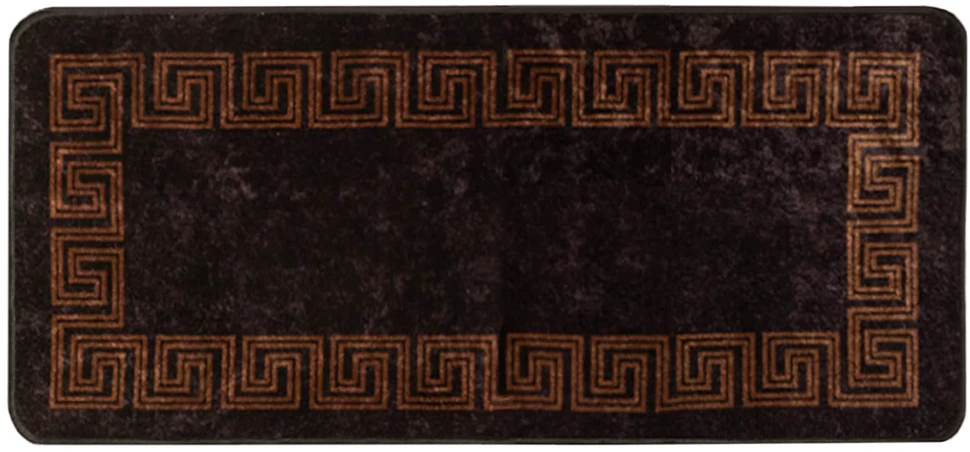Kilimėlis MARSA Juoda 50 x 100 cm Poliesteris ir PVC