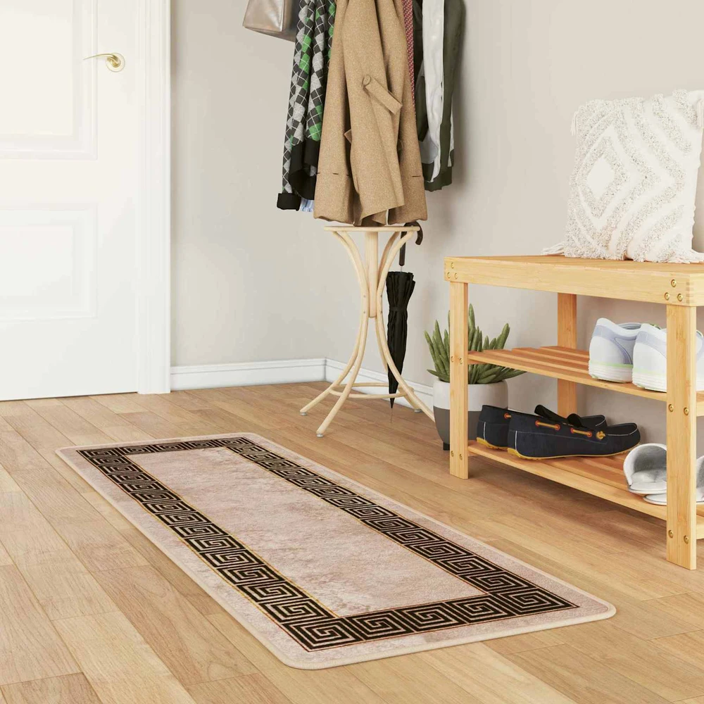Kilimėlis MARSA Juoda 50 x 150 cm Poliesteris ir PVC