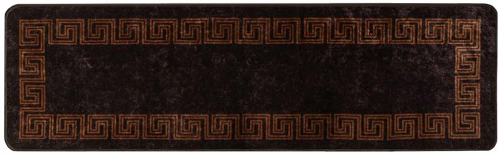 Kilimėlis MARSA Juoda 50 x 150 cm Poliesteris ir PVC