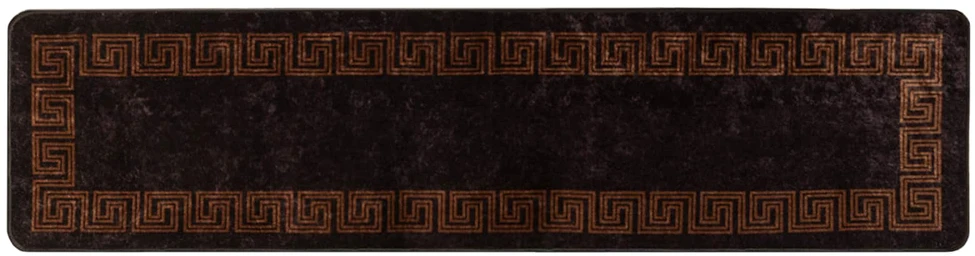 Kilimėlis MARSA Juoda 50 x 200 cm Poliesteris ir PVC