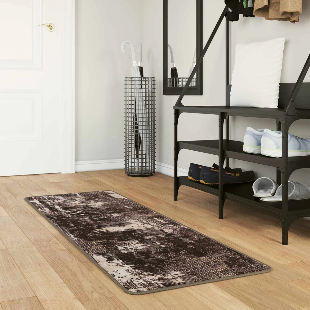 Kilimėlis MARSA Juoda 50 x 200 cm Poliesteris ir PVC