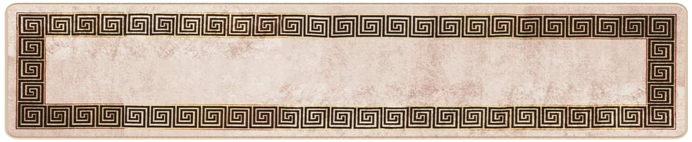 Kilimėlis MARSA Juoda 50 x 250 cm Poliesteris ir PVC