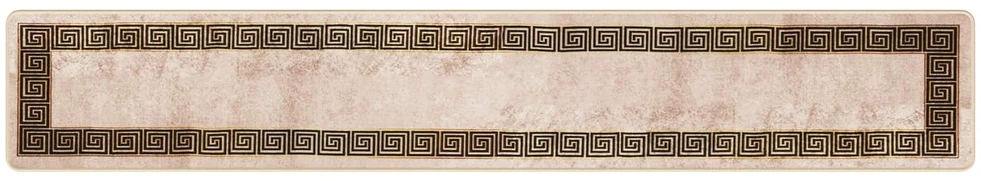 Kilimėlis MARSA Juoda 50 x 300 cm Poliesteris ir PVC