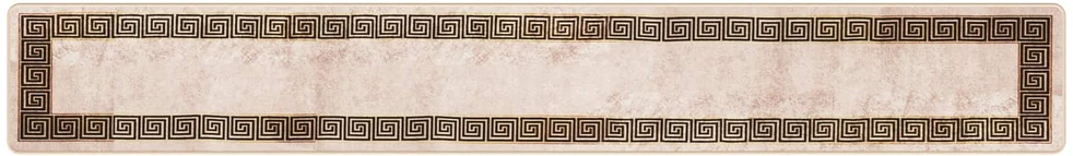 Kilimėlis MARSA Juoda 50 x 350 cm Poliesteris ir PVC