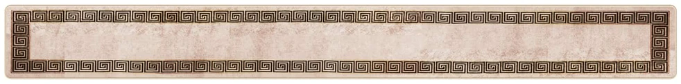 Kilimėlis MARSA Juoda 50 x 450 cm Poliesteris ir PVC