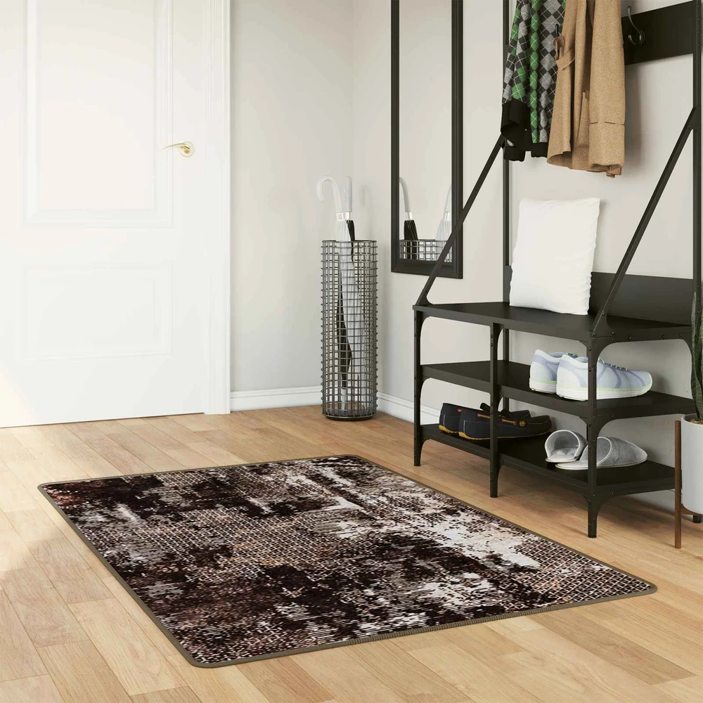 Kilimėlis MARSA Juoda 80 x 100 cm Poliesteris ir PVC