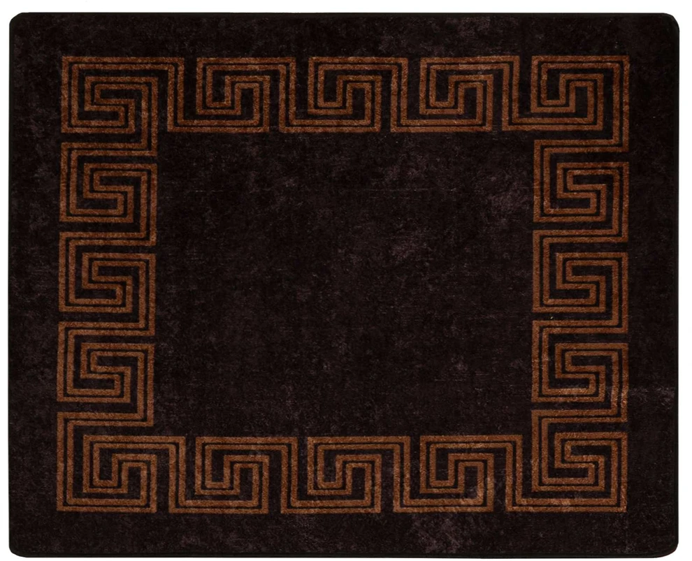 Kilimėlis MARSA Juoda 80 x 100 cm Poliesteris ir PVC