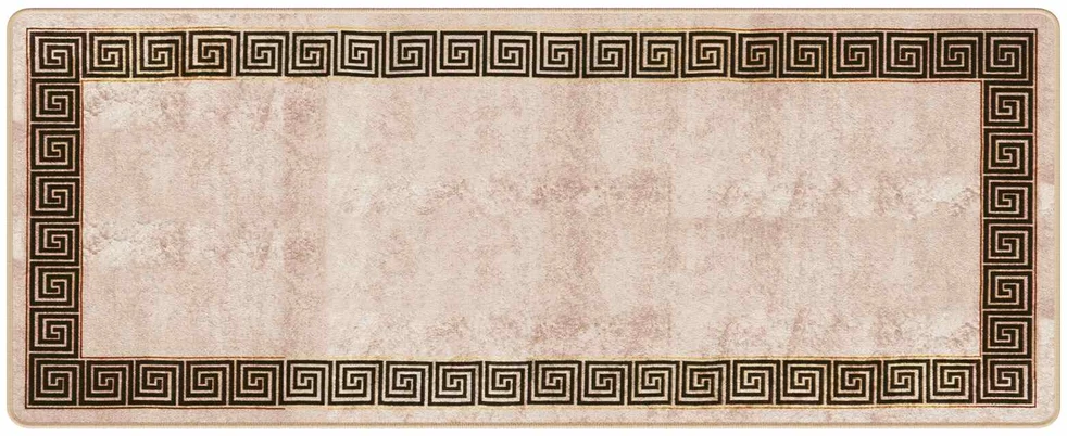 Kilimėlis MARSA Juoda 80 x 200 cm Poliesteris ir PVC